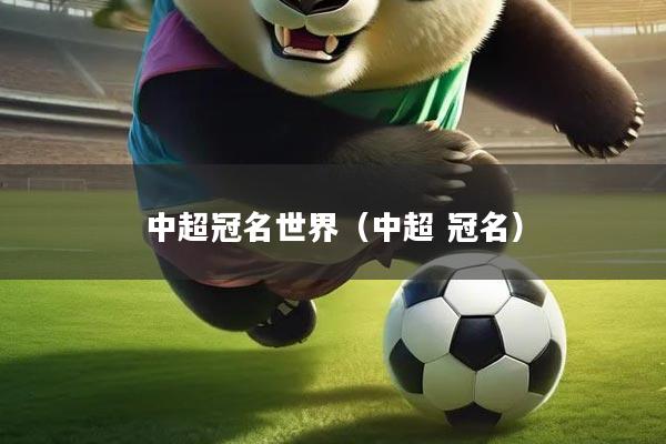中超冠名世界（中超 冠名）